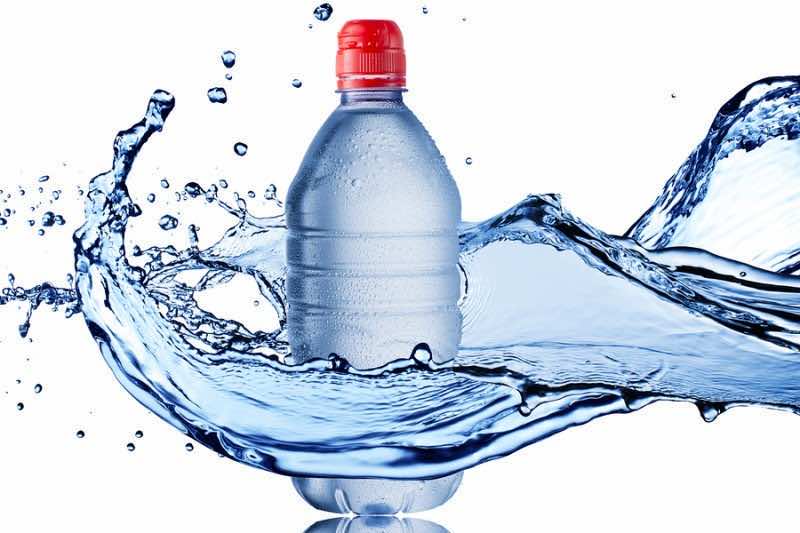 Water Splash and Water Bottle