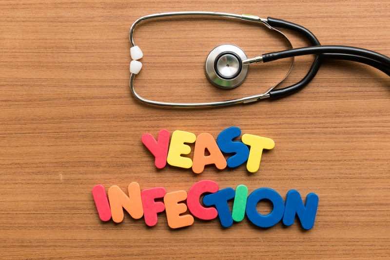 Yeast Infection Colorful Word With Stethoscope